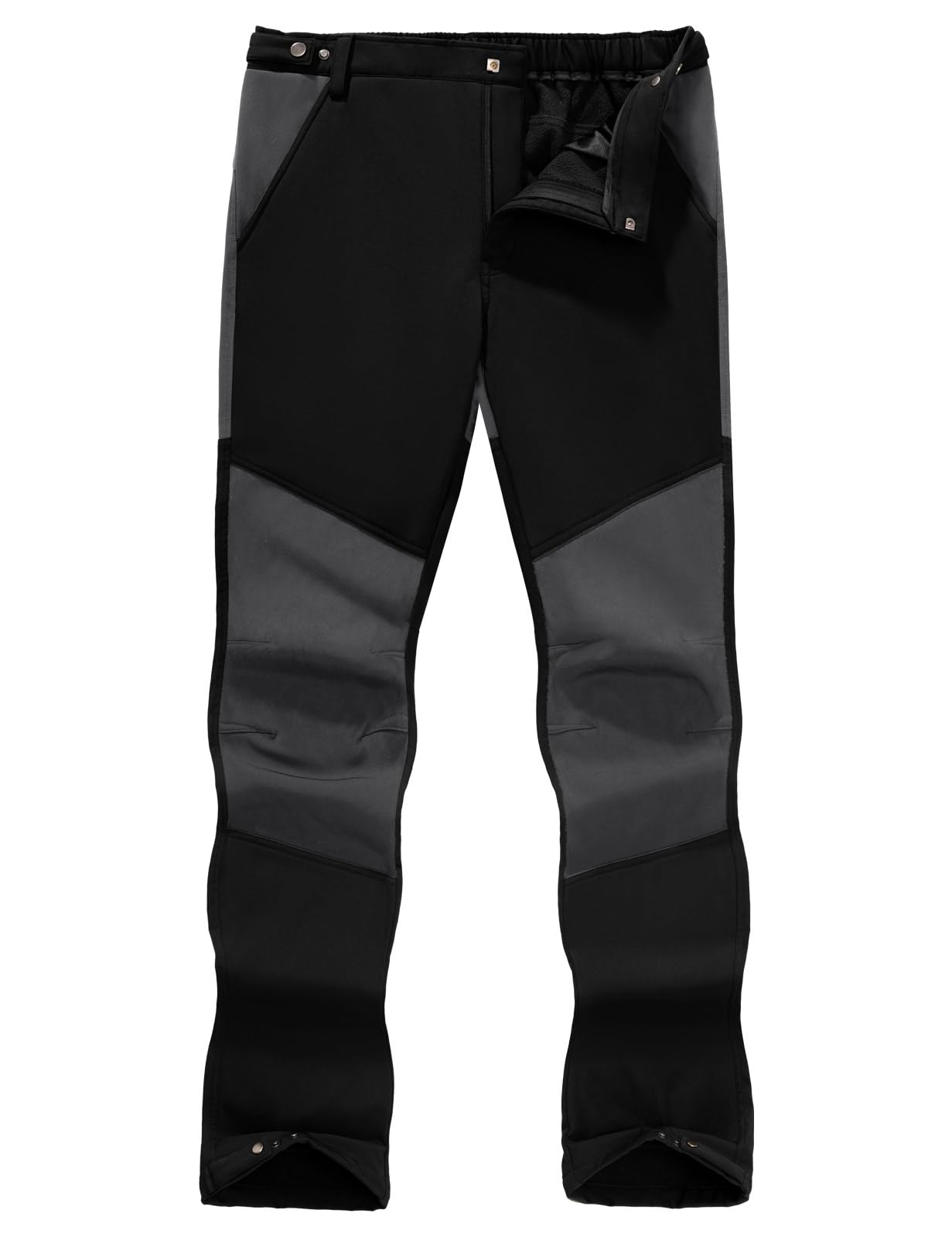 TOMEEK Pantalones Hombre Invierno Impermeable Outdoor Esquí Pantalón de Trabajo Hombre para Actividades Exteriores y Trabajos al Aire Libre Pantalón Bicicleta Senderismo Térmico
