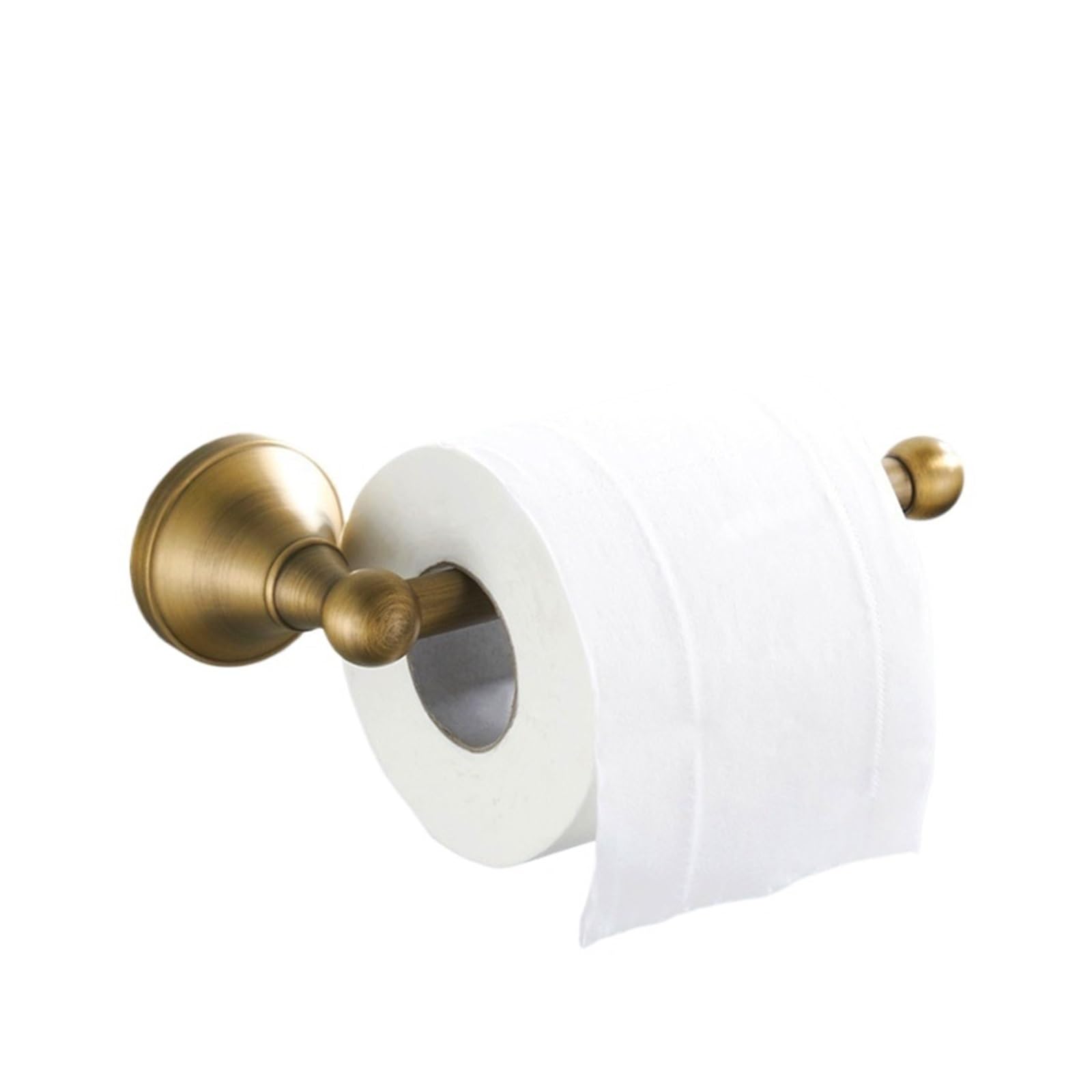 Tissue-Holder for Bathroom, Brushed Brass Wall Mounted Toilet Roll Holder Bathroom(Color1)