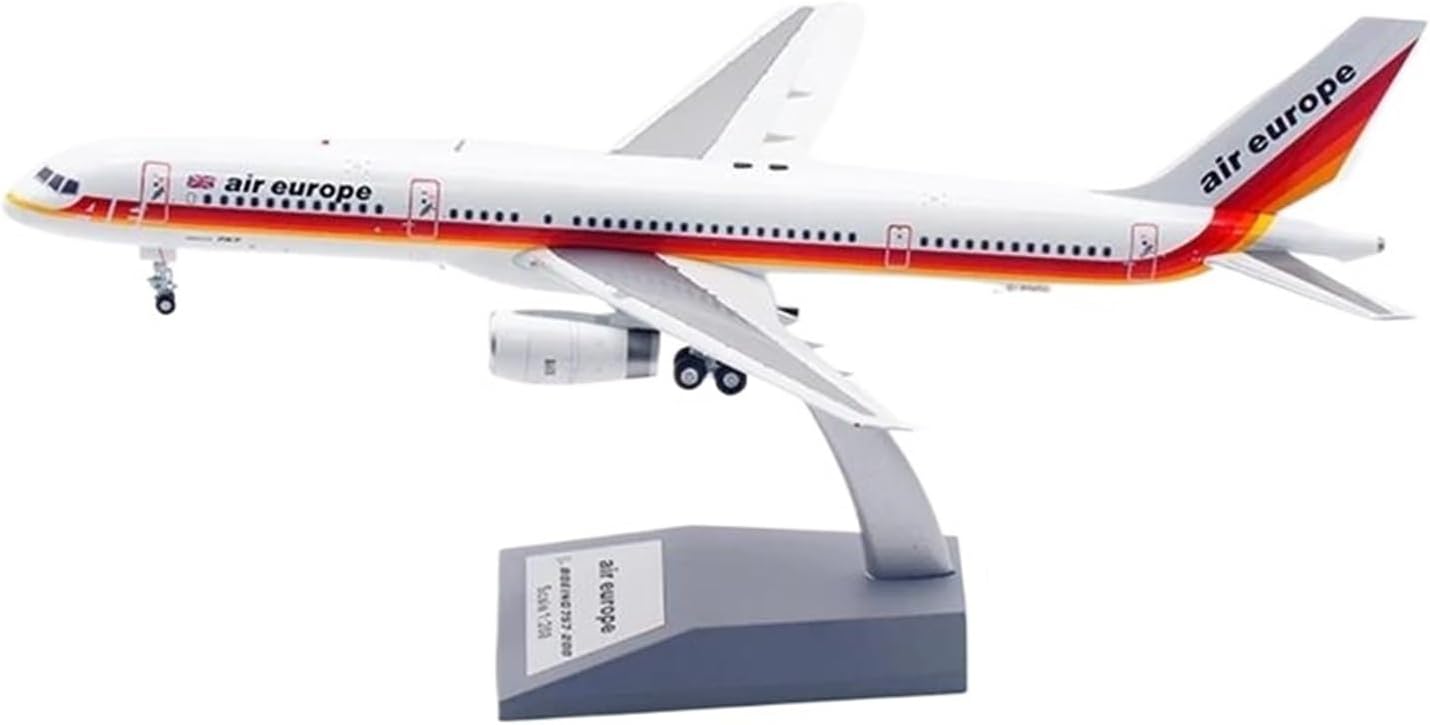 Miniature Scale 1 200 for B757-200 G-BNSD Diecast Alloy Plane Model with Stand Decoration Flying Toy Game Kits