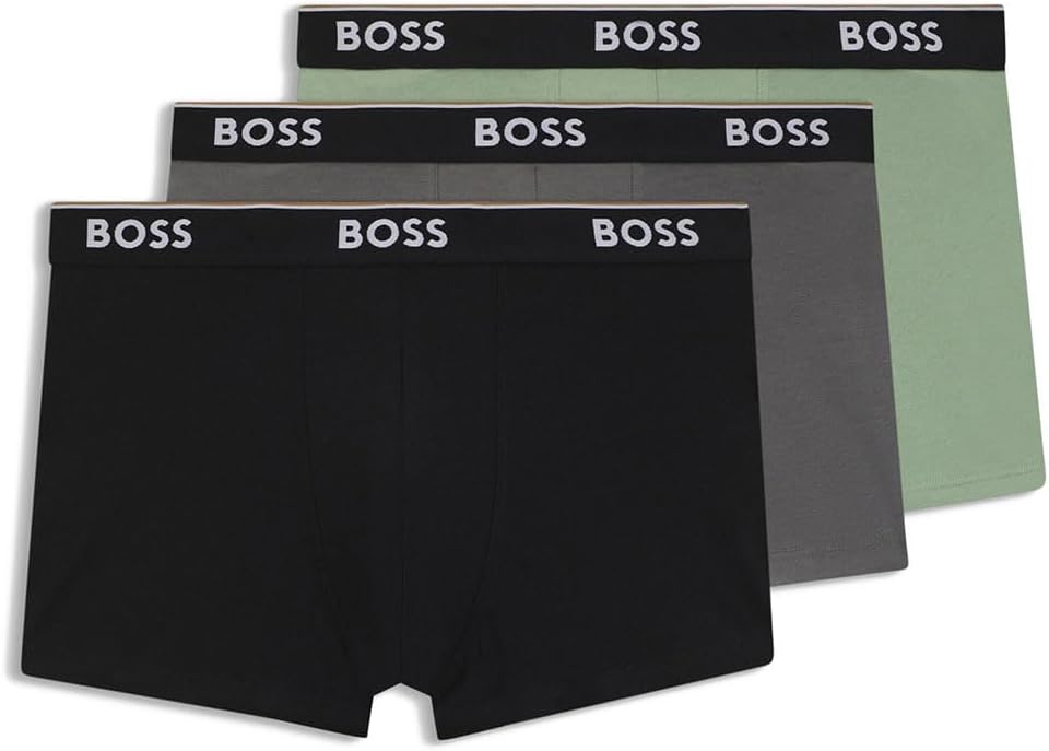 BOSS Men's Trunks 3P Power 10276514 01 Trunks (Pack of 1)