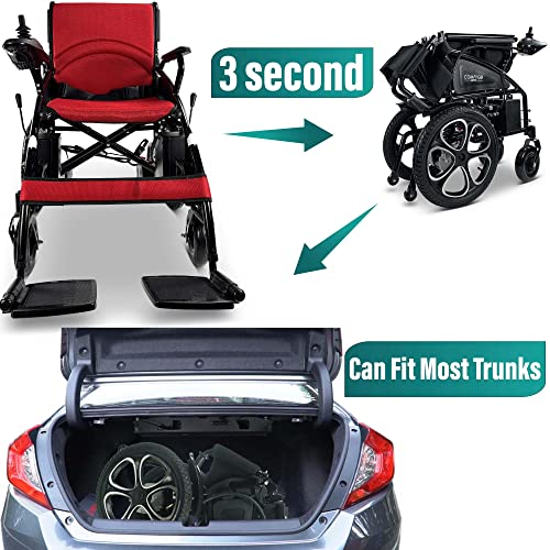 Malisa 2023 Electric Wheelchair For Adults, Foldable Power Wheelchairs, All Terrain Portable Motorized Wheel Chair #TOP1