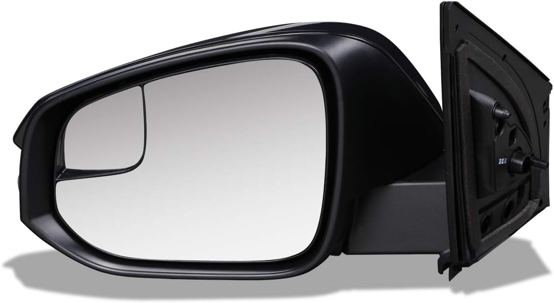 Auto Dynasty TO1320346 OE Style Powered and Heated and Turn Signal and Spotter Glass Driver/Left Side View Door Mirror Compatible with Rav4 16-18