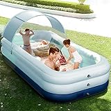 2. Tecnología de inflación inalámbrica: la última tecnología de inflación inalámbrica, después de desenchufar, puede sostener sus manos e inflar rápidamente. Esta es una piscina con una bomba de aire automática de un botón, puede inflar rápidamente en tres minutos sin usar otros productos inflables para inflar.