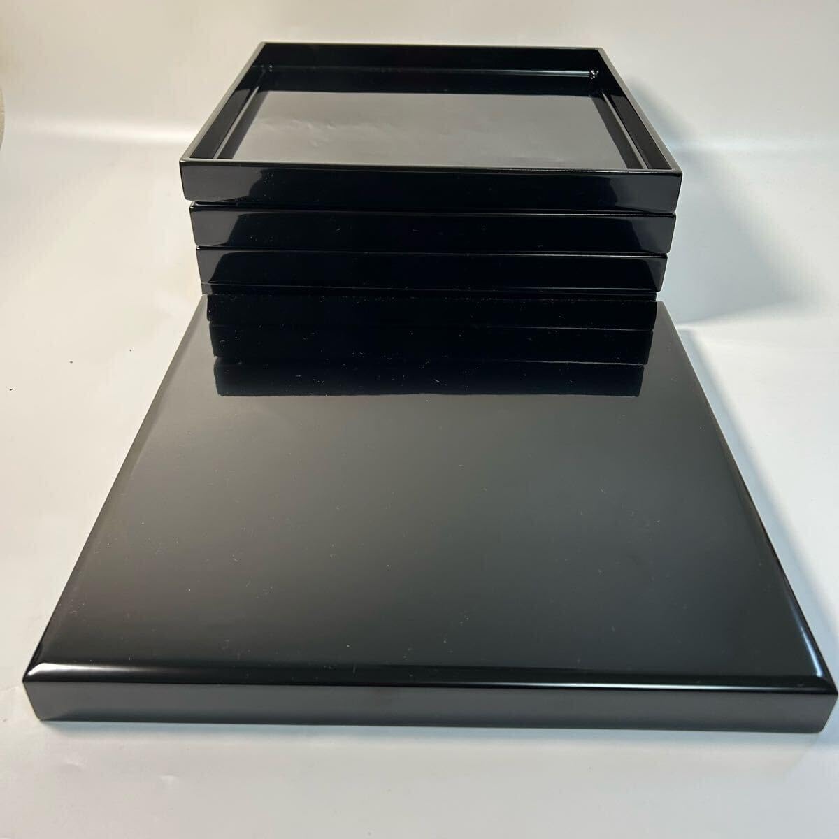 懐石膳（かいせきぜん）折敷（おしき）5客 樹脂ウレタン塗り | 茶道具