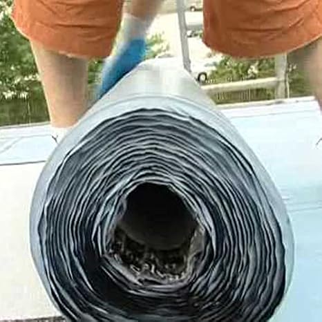 CertainTeed Flintlastic Self Adhering Mid Ply Roof Underlayment, 1 Square, Roll, 39 Inches x 32 Feet 1 Inch