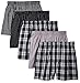 Produktbild Gildan Platinum Herren Woven Boxer 5-Pack Unterwsche, Schwarz Sortiert (5er-Pack), Large