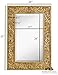 Hamilton Hills Large Gold Antique Inlay Baroque Styled Framed Mirror | Aged...