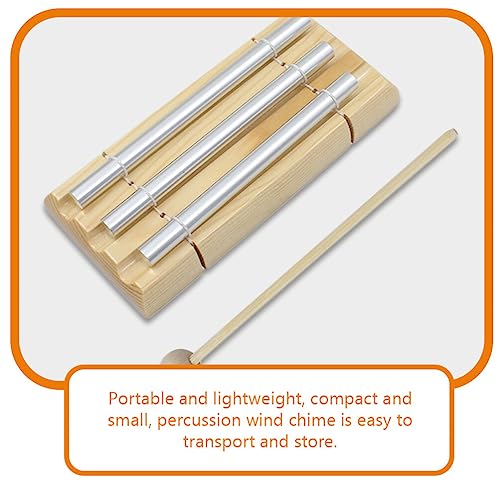 VICASKY Carrilhão De Energia Com Malho Sino Instrumento De Percussão Musical Para Sala De Aula De Me