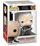 Matt Smith Daemon Targaryen #17 House of the Dragon Game of Thrones Facsimile Signed Reprint Laser Autographed Funko POP! Television Figurine with Protector Case