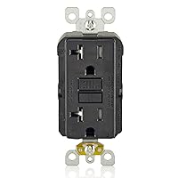 Vista 8 de Leviton Combinación GFCI de autoprueba SmartlockPro de 15 A con USB tipo A y tipo C en pared, cargador USB para teléfonos inteligentes y tabletas