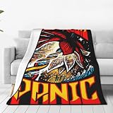 Widespread Music Panic Flannel Blanket Warm Cozy Blankets Soft Large Throw Blankets for Bed, Couch 80'x60'