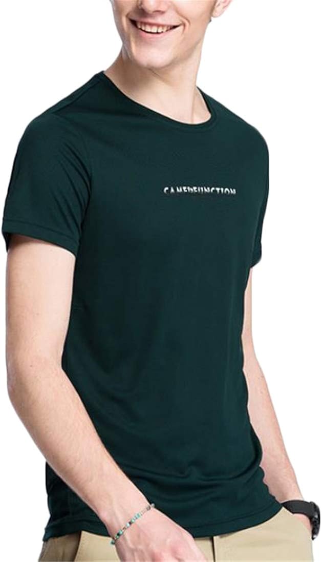 ディーハウ Tシャツ メンズ おしゃれ 半袖 速乾tシャツ スポーツ ブランド 無地 綿 人気 コットン クルーネック 柔らかい ファッション 正規逆輸入品 丸首 着回せる インナー トップス ゆったり 春夏 カットソー カジュアル