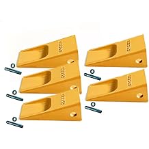 BDI Wear Part 5 Pack Caterpillar J350 Style Bucket Dirt Teeth w/Pins 8E6358 & 8E6359 Retainers - 1U3352