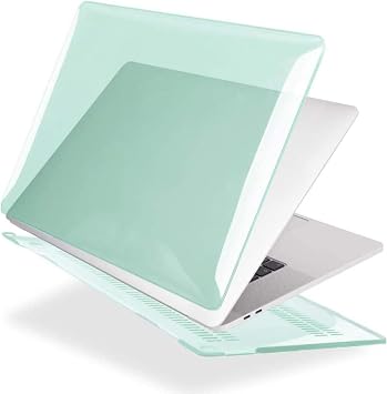 McStorey MacBook Pro A2141 Uyumlu Kristal TPU Sert Kılıf 16 inç 2019 Touch Bar Şeffaf Koruma Açık Yeşil