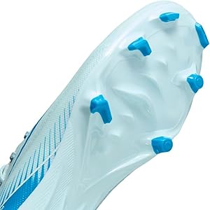 Nike Men's Zoom Vapor 16 Academy Fg/Mg Oxford Shoe, Glacier Blue