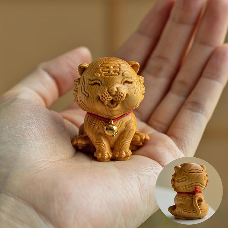 干支 置物 十二支置物 セット かわいい 開運グッズ 招福 正月飾り お守り プレゼント 癒しグッズ 木彫り 高約5cm