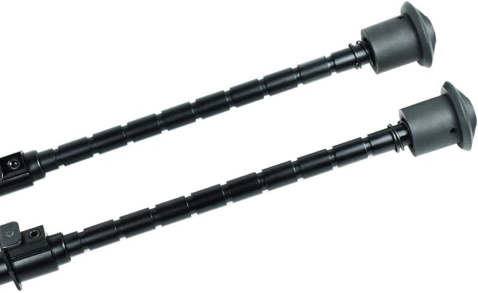 West Lake 9-13 Inches Rifle Bipod Adjustable Spring Return with Picatinny Sling Adapter Base