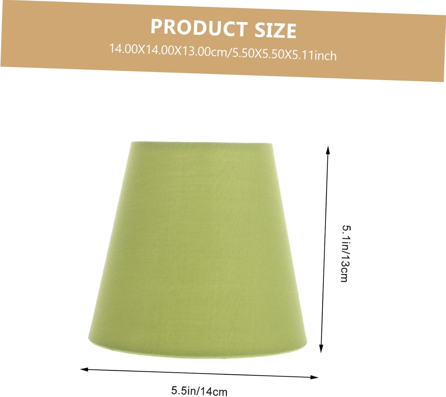 INOOMP Macaron Color Linen Lamp Shade Small Drum Lampshade for E14 Base Ceiling Light Vintage Style Indoor Light Cover Easy to Install Soft Fabric Lamp Accessory
