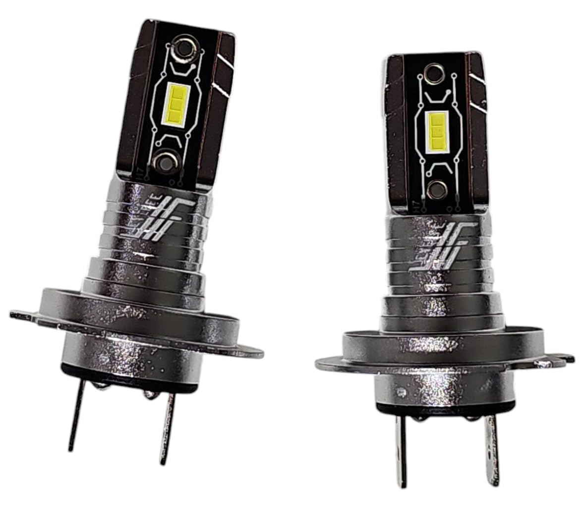 Kit 2 Lampade LED H7 H18 50W 7200LM 6000K – No Errore Canbus, Fari Auto Alta Luminosità, Impermeabili, Lunga Durata Abbaglianti o Anabbaglianti (H7/H18)