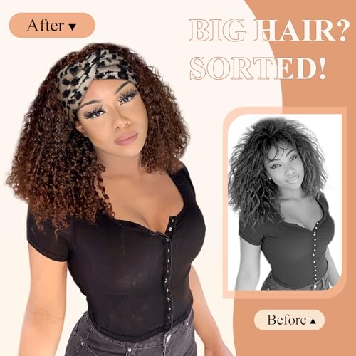 Kavya Haarband Damen Stirnband Damen 4er Pack – 7'' Extra Breit Haarbänder Dünn, Elastische Kopftuch Weiche Boho Mehrfarbig Headband, für Yoga, Kosmetik, Sport & Haarschmuck Sommer