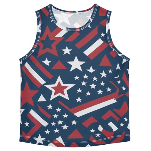 Tank Top for Boys Quick Dry Kids Casual Stylish Sleeveless Shirt Lightweight Summer Sportswear Outdoor Play Outfit