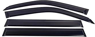 Window Visors for Lexus LX470 1998-2007, Window Deflector Rain Guards Sun Visors Vent Deflectors,Tape-On Style