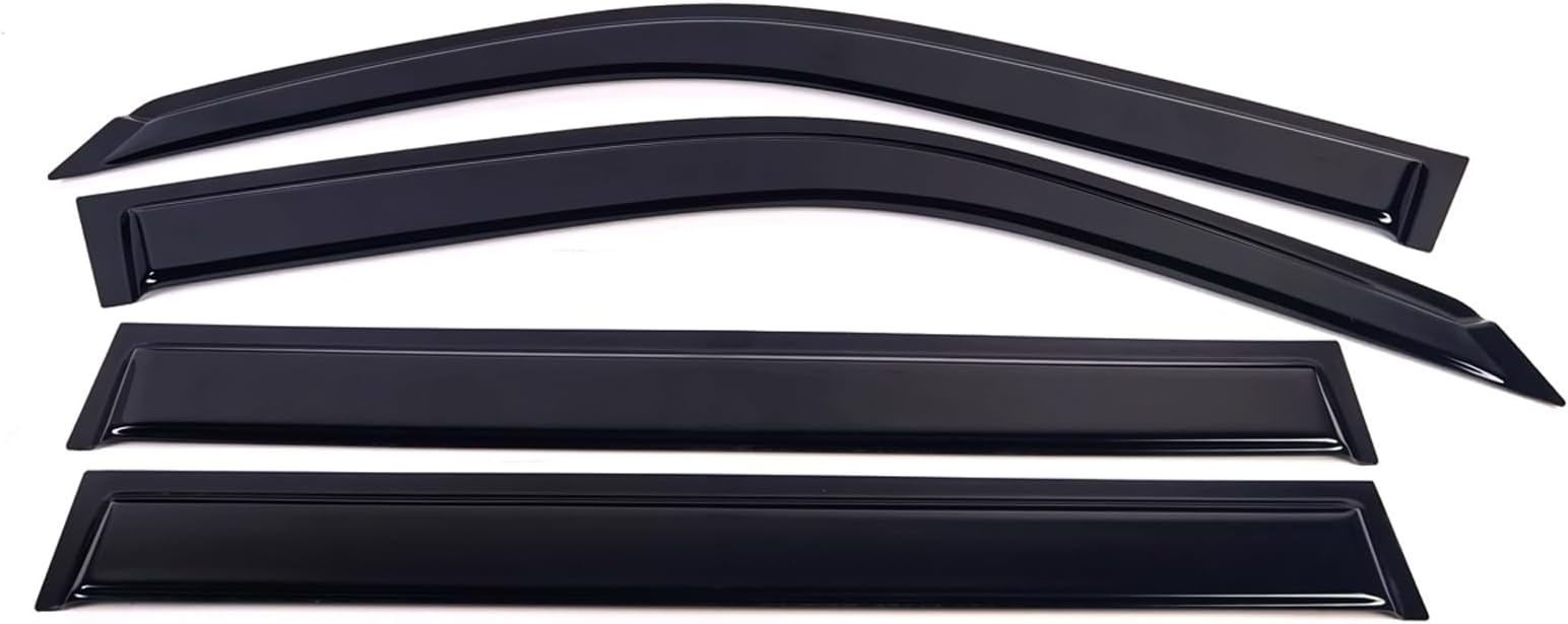 Window Visors for Lexus LX470 1998-2007, Window Deflector Rain Guards Sun Visors Vent Deflectors,Tape-On Style