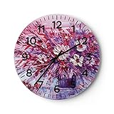 Les horloges murales sont une proposition de décorations intemporelles qui arrangeront n'importe quel intérieur et pièce d'un appartement ou d'une maison. Une belle maison, c'est avant tout des horloges murales silencieuses - nos images s'intégreront parfaitement dans n'importe quelle pièce, mais le plus souvent ils sont choisis comme horloge de salon, chambre, cuisine ou salle de bain. Dans une maison l’horloge murale doit plaire avec un motif et un design modernes.