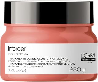 L'Oréal Professionnel Serie Expert Inforcer Máscara de Tratamento, Fortificante Anti-Quebra que Estimula o Crescimento e Previne a Queda, com Biotina