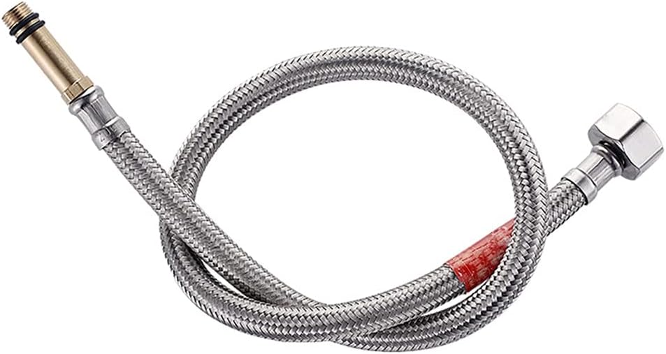 Shower Hose，2pcs Braided Sink Kitchen Faucet Accessories Shower Flexible Stainless Steel Water Inlet Pipe Mixer Tap Plumbing Hose Bathroom