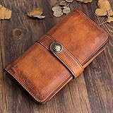 ●Almacenamiento grande, múltiples ranuras para tarjetas y compartimentos, esta pequeña billetera puede satisfacer todas sus necesidades diarias de billetera pequeña, cabe perfectamente en su bolsillo o bolso sin abultarse.