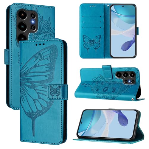 �X�}�z�P�[�X �Ή��@�� for Blackview Wave 10 �X�}�z�P�[�X�y�J�[�h�z���_�[�E�E�H���b�g�E�}�O�l�b�g�o�b�N���E�t���b�v�E�X�^���h�@�\�t���zBlue