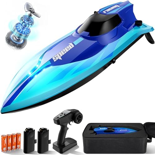 Geyiie Brushless RC Boat for Adults & Teens, 35+ KPH, Self-Righti...