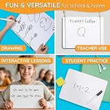 Blue Summit Supplies 30 Stück Whiteboards 22,9 x 30,5 cm, 30 Marker, 30 Radiergummis, ideal für Lehrer, Studenten, Sonntagsschule, Gruppenteilnahme, 30 Stück 30 Pack blau