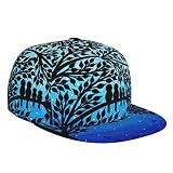 BYTKMRY Casquette de baseball unisexe réglable à bord plat avec oiseaux et fleurs pour hommes et femmes, Famille d'oiseaux., taille unique