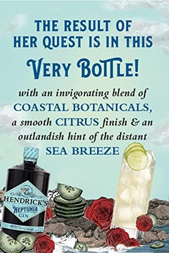 Hendricks Neptunia Gin, 70cl  An Exquisite Gin Gift For A Friend, Family or Colleague