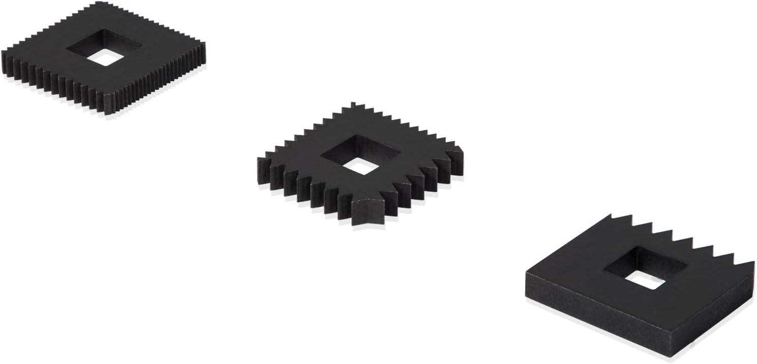 Metric Dies Set Similar to OTC 202817 for 7402 Universal Outside Thread Chaser Heavy Duty Steel Black 3PCS