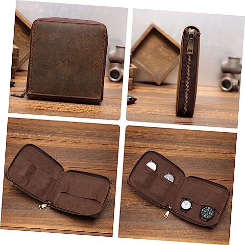Boîte de montre en cuir marron chic pour protéger vos garde-temps - 2