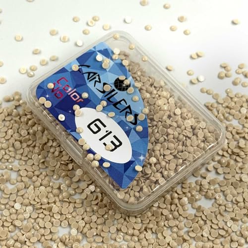 Carsilers Diamond Painting Beads 613,Diamonds Painting Accessories Replacement for Missing Drills,Diamond Beads Replacement Drills Gems Stones,Round,About 3500pcs