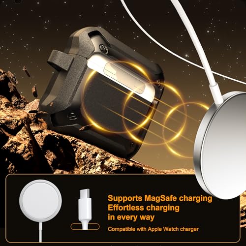 Image of RFUNGUANGO for AirPods 5 /4 Case (2026 /2024) with Lock, Orange