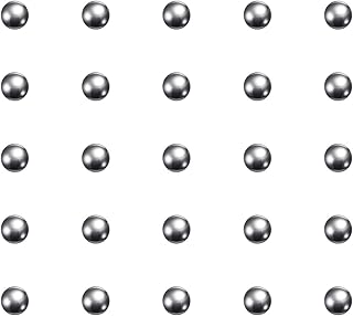 HARFINGTON 120pcs Precision Balls 1/16" Diameter 440C Stainless Steel G25 for Bearings