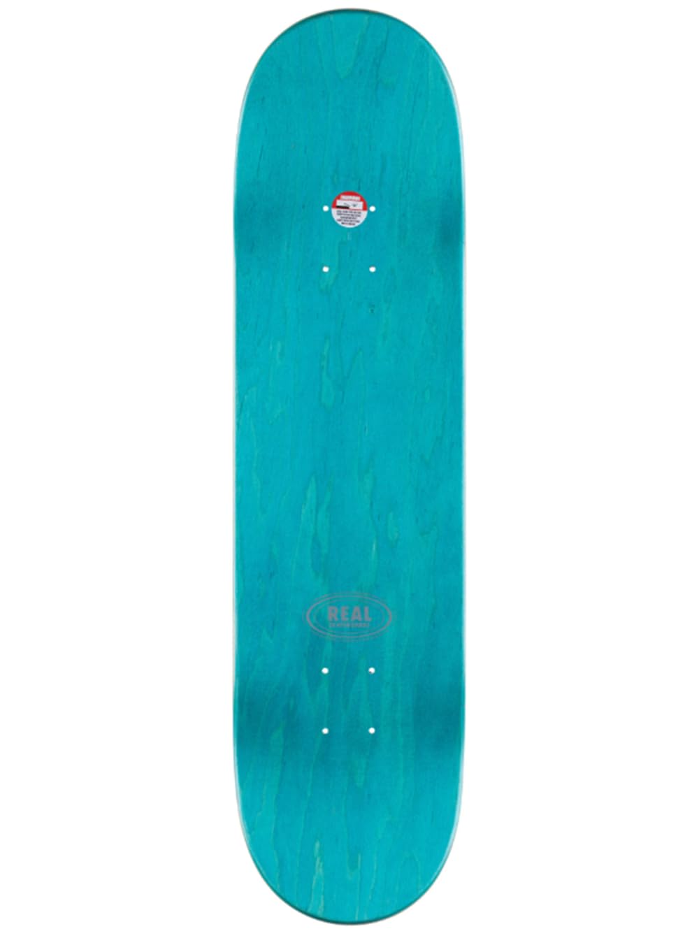 Amazon.com : Real Team Classic Oval Skateboard Deck - Red - 8.12