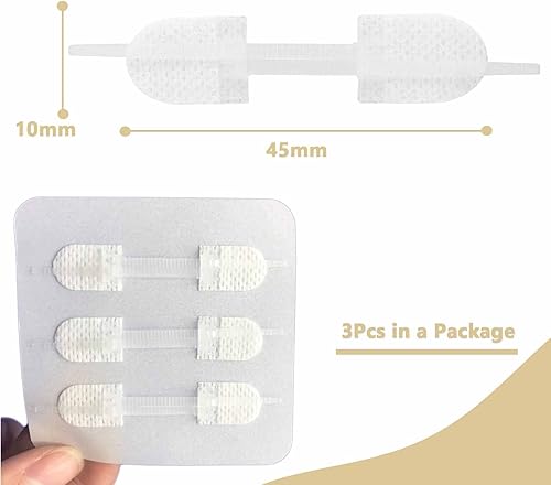 Miniatura 2 de Vendajes adhesivos para cierres de heridas de emergencia, calcomanías de puntada con cremallera para camping, supervivencia y equipo doméstico, 3