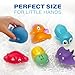 BenBen Bath Toy, 6PCS Color Changing Bath Toys for Kids Ages 1-3, No Holes Baby Bath Toys for Toddlers 2-4, Ocean Sea Animal Bathtub Toys