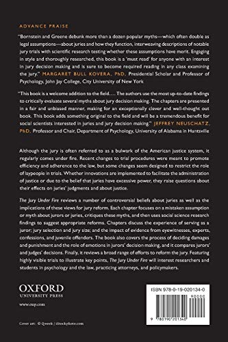 The Jury Under Fire: Myth, Controversy, and Reform (American Psychology-Law Society Series) - Image 2