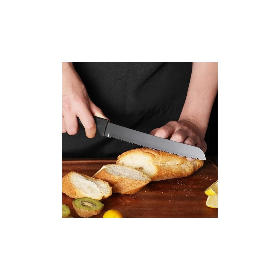 Knife-Set-6-Piece-Professional-Kitchen-Knife-Set-for-Chef-Super-Sharp-Knife-Set-with-Universal-Knife-Block-Anti-Rust-Stainless-Steel-Kitchen-Knife-Block-Set-Ergonomical-DesignBlack Knife Set, 6-Piece Professional Kitchen Knife Set for Chef, Super Sharp Knife Set with Universal Knife Block, Anti-Rust Stainless Steel Kitchen Knife Block Set, Ergonomical Design,Black