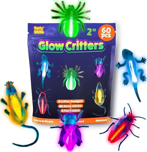 Glow Critters Easter Egg FIller & Basket Stuffer, 60 Count - image 1