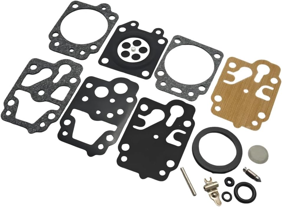 10pcs Carburetor Repair Gasket Kit for Honda GX25, GX35, HHB25, HHH25 - Replacement for Walbro K10-WYB, D20-WYJ