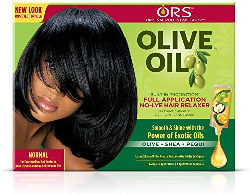 ORS Olive Oil Built-In Protection Full Application No-Lye Hair Relaxer - Normal Strength (Pack of 2)