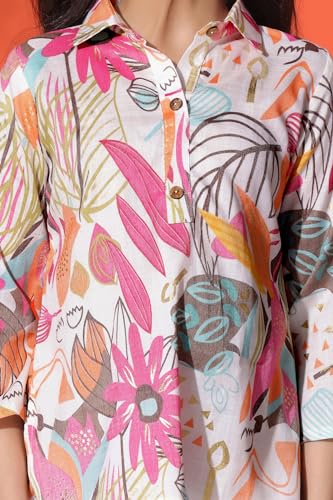 Image of Fashion Dream Girl's Rayon Cotton Clothing Set|Girls Clothing Set|Printed Girls Co-ords Set|Shirt and Pant set|Printed Clothing Set|2 Piece Set